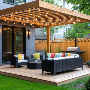 custom decks, luxury, gazebo, naperville, il, chicago western suburbs, mathews construction group